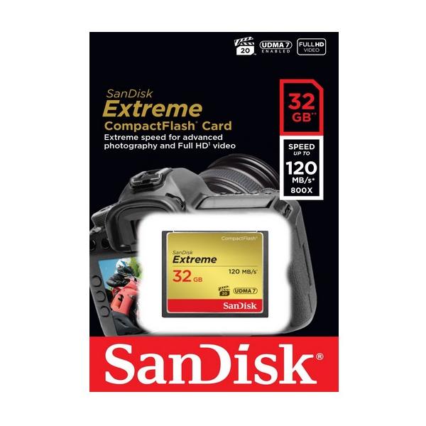 SANDISK SDCFXSB-032GG46 COMPACT FLASH 32GB GARANZIA ITALIA