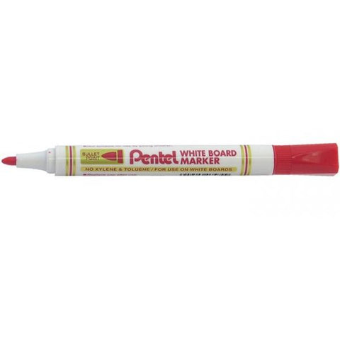 PENTEL LINEA AMIKO MARCATORE PER LAVAGNA ROSSO PUNTA CONICA 1.90 mm CONF 12 Pz.