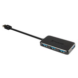 TRANSCEND HUB2 HUB 4 x USB 3.0 INTERFACCIA USB 3.2 BLACK