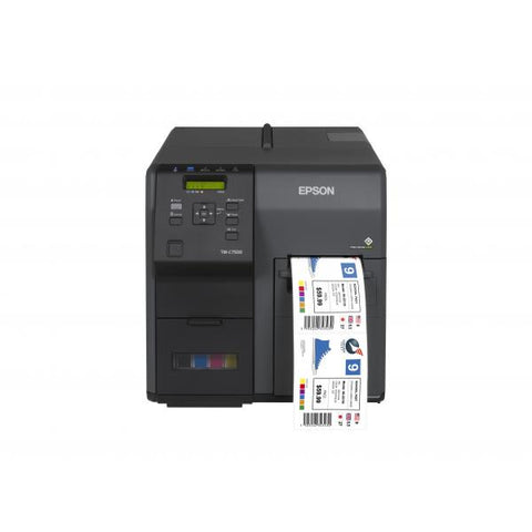 Epson ColorWorks C7500 (COLORWORKS C7500 USB2.0 TYPE A,Epson Colorworks C7500, industrieller Farbetikettendrucker, DURABrite Ultra Pigmenttinte, USB 2.0 Typ A, Ethernet, auftomatischer Papierschneide