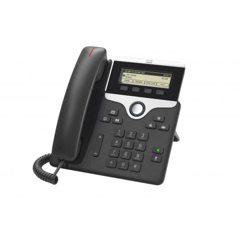 CISCO IP PHONE 7811 TELEFONO VOIP SIP, SRTP 2 x Ethernet 10Base-T/100Base-TX NERO