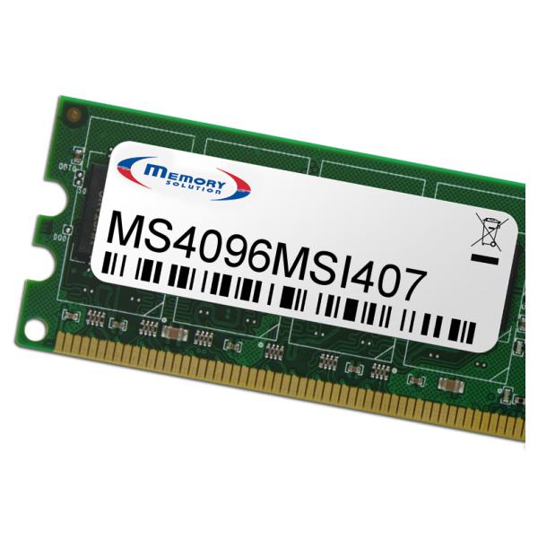 Memory Solution MS4096MSI407 4GB memoria