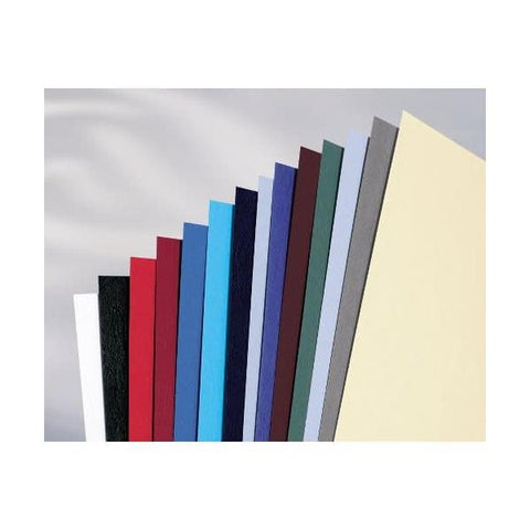 GBC LEATHERGRAIN COPERTINA IN SIMILPELLE 420X297 mm A3 COL. NERO CONF 100 PZ.