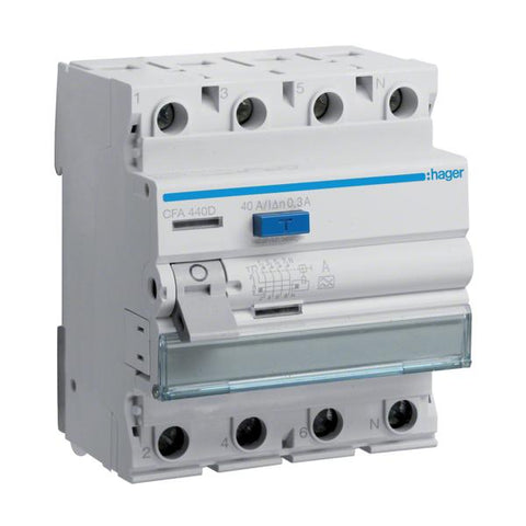 Hager CFA440D 4P interruttore automatico