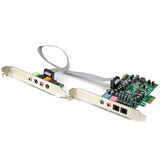 STARTECH SCHEDA AUDIO INTERNA PCIE SURROUND 7.1 CANALI 24-BIT