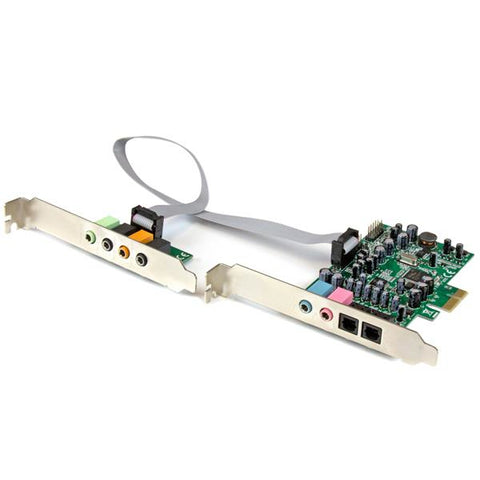 STARTECH SCHEDA AUDIO INTERNA PCIE SURROUND 7.1 CANALI 24-BIT