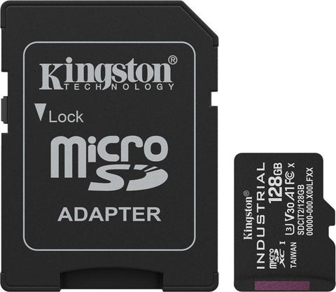 Kingston Industrial - Flash-Speicherkarte - 128 GB - microSDXC UHS-I (SDCIT2/128GB)
