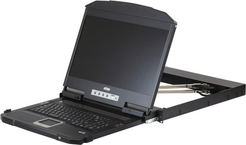 ATEN CL3800NW Konsolenregal 47 cm (18.5" ) 1920 x 1080 Pixel Metall Schwarz 1U (CL3800NW CH)