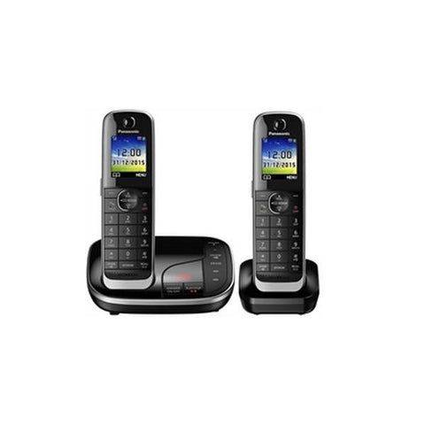 Panasonic KX-TGJ322 Telefono DECT Identificatore di chiamata Nero (Panasonic KX-TGJ322GB - tr?dl?s telefo)