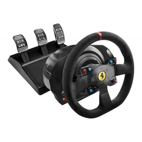 THRUSTMASTER T300 FERRARI ALCANTARA VOLANTE CON PEDALIERA COMPATIBILE PS3/PS4/WIN XP/VISTA/7 COLORE NERO