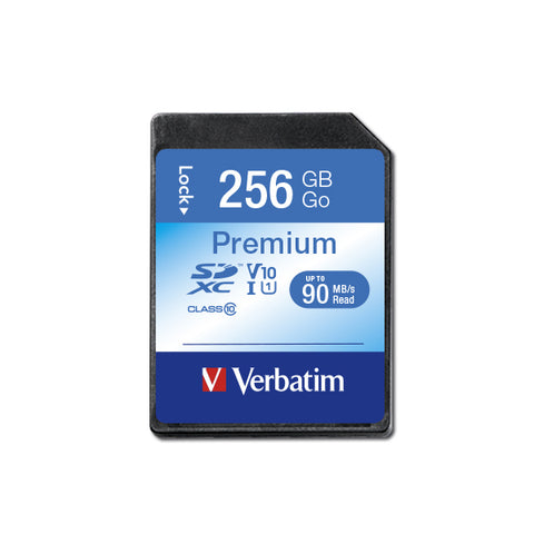 Verbatim Premium memoria flash 256 GB SDXC Classe 10 UHS-I