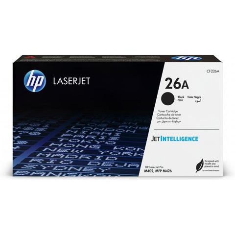 HP 26A TONER NERO PER STAMPANTI LASER HP 3.100 PAG