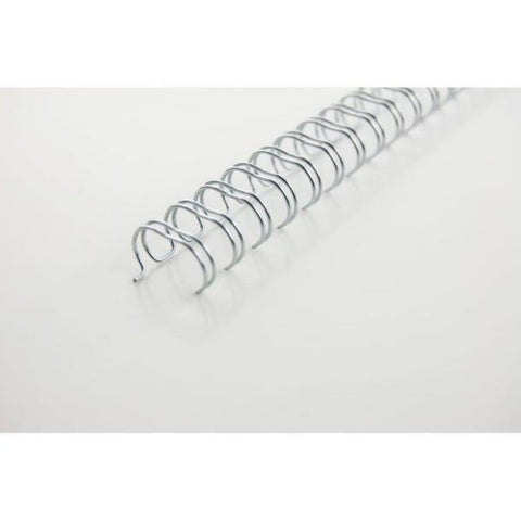 GBC DORSI METALLICI A SPIRALE PASSO 3:1 34 ANELLI DA 11 mm RILEGATURA 86/100 FOGLI COL. GRIGIO CONF 100 Pz.