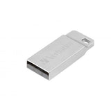VERBATIM MINI METAL SILVER CHIAVETTA USB 2.0 32GB COLORE SILVER