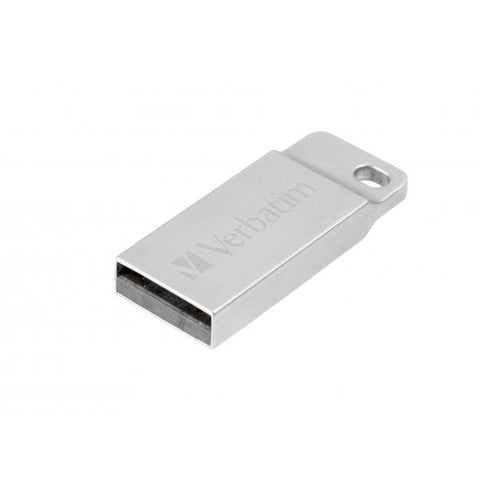 VERBATIM MINI METAL SILVER CHIAVETTA USB 2.0 32GB COLORE SILVER