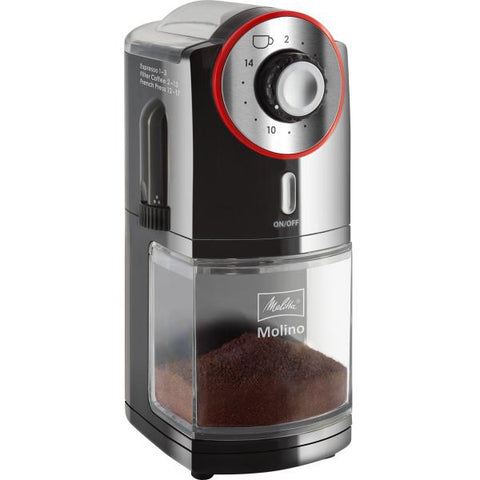 Melitta Molino Nero, Rosso, Acciaio inossidabile 100 W