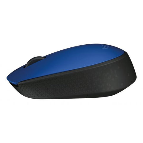 LOGITECH M171 MOUSE OTTICO WIRELESS RF 2.4GHz AMBIDESTRO 3 PULSANTI BLU/BLACK