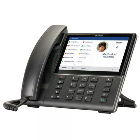 Mitel 6873 SIP Identificatore di chiamata Nero