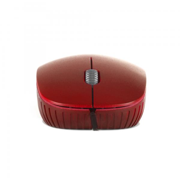 NGS Flame, Mano destra, Ottico, USB tipo A, 1000 DPI, Rosso