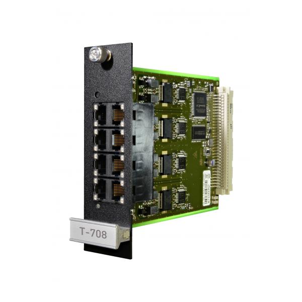 AGFEO T-708 switch telefonico Nero, Verde