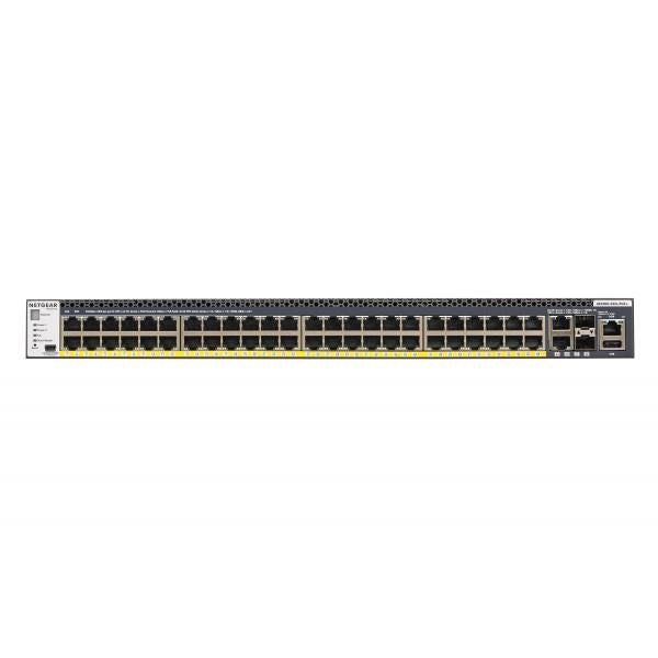 Netgear M4300-52G-PoE+ 550W PSU Gestito L2/L3/L4 Gigabit Ethernet (10/100/1000) Supporto Power over Ethernet (PoE) 1U Nero