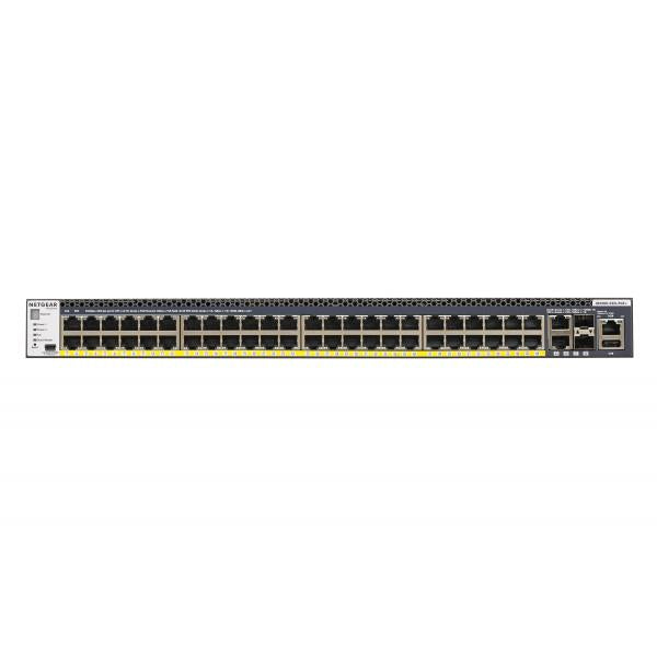 Netgear M4300-52G-PoE+ 1000W PSU Gestito L2/L3/L4 Gigabit Ethernet (10/100/1000) Supporto Power over Ethernet (PoE) 1U Nero