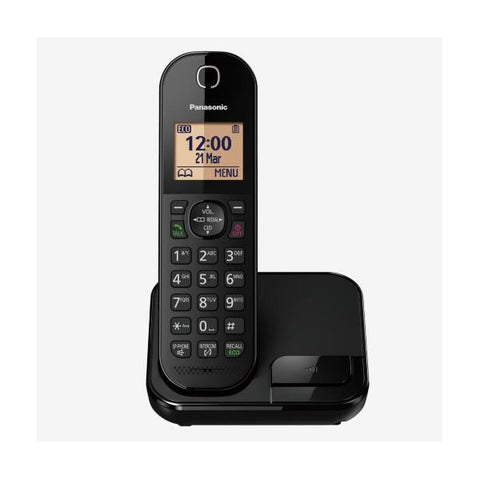 Panasonic KX-TGC412EB telefono Telefono DECT Identificatore di chiamata Nero (PANASONIC KX-TGC412EB) - Versione UK