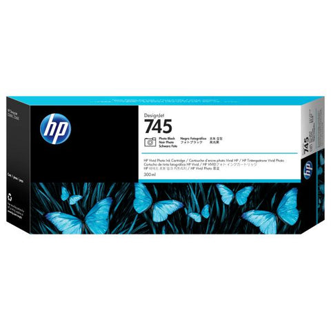 HP 745 CARTUCCIA INK-JET 300 ML NERO FOTOGRAFICO