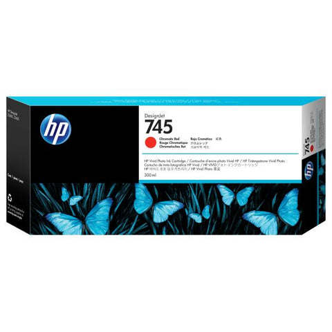 HP 745 CARTUCCIA INK-JET 300 ML ROSSO CROMATICO