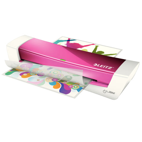Leitz iLAM Laminator Home Office A4 Plastificatrice a caldo 310 mm/min Rosa, Bianco (Leitz iLAM Home Office A4 - laminator)