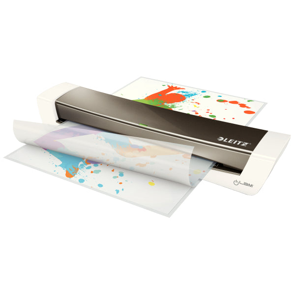 LEITZ I-LAM HOME OFFICE PLASTIFICATRICE TERMICA A3 COL. GRIGIO