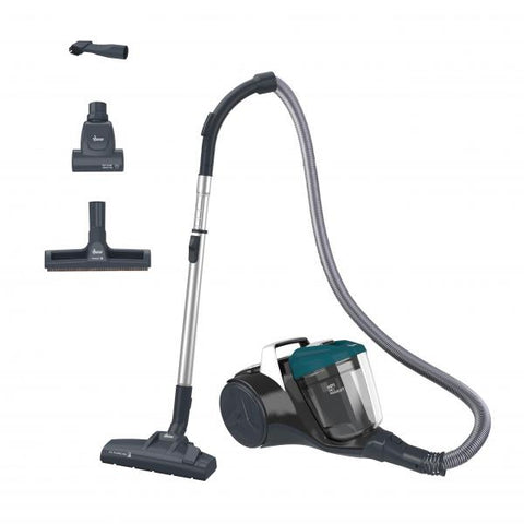 HOOVER TRAINO BR71 BR30 ASPIRAPOLVERE SENZA SACCHETTO 2LT 700W NERO/TURCHESE