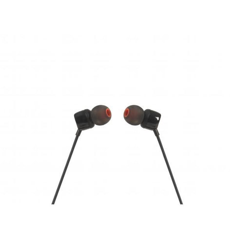 JBL JBLT110BLK AURICOLARI CON MICROFONO CAVO 1.10MT JACK 3.5MM COLORE NERO