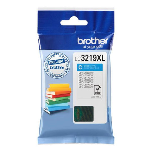 Tinta Brother LC-3219XLC Ciano XL 1500pp X MFC-J5330DW MFC-J5730DW MFC-J6930DW MFC-J6530DW MFC-J5930DW MFC-J6935DW