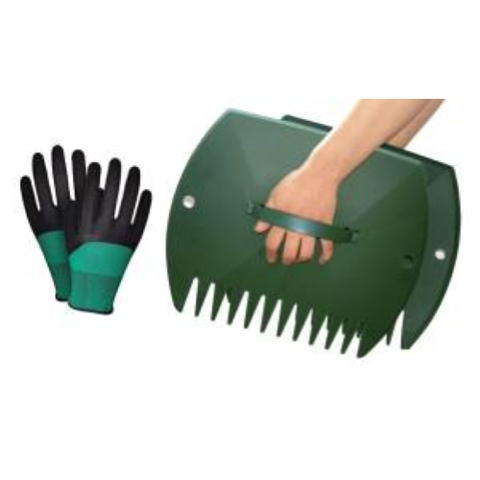 Fenner OpenAir Set 2pz Paleta Raccogli Foglie + Guanti Nitrilo