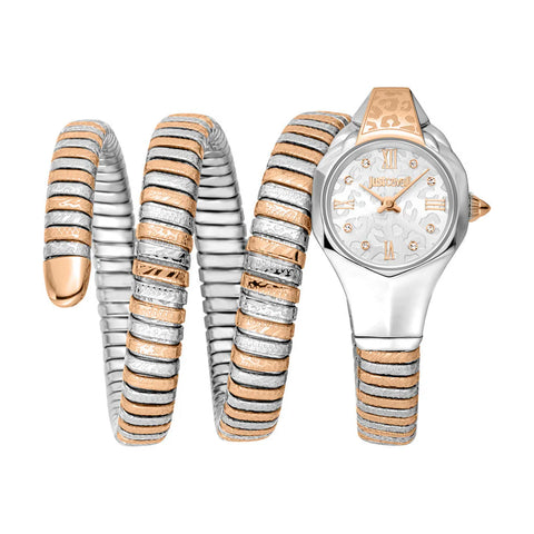 *** Just Cavalli Signature Snake Ravenna JC1L271M0065 Damenuhr