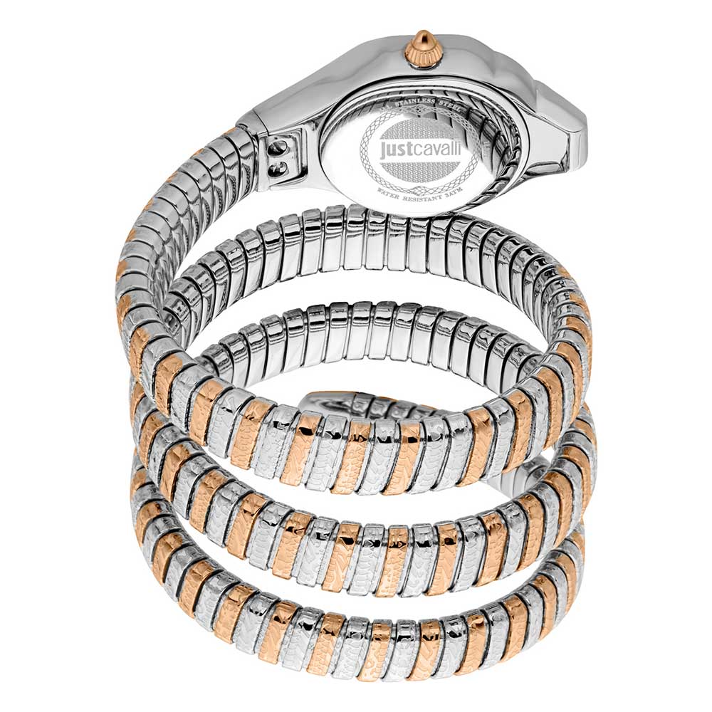 *** Just Cavalli Signature Snake Ravenna JC1L271M0065 Damenuhr
