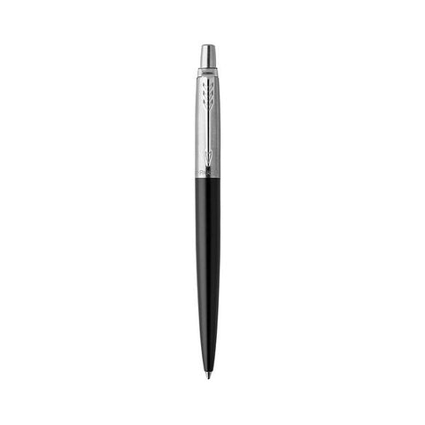 PARKER JOTTER PENNA A SFERA INCHIOSTRO BLU PUNTA MEDIA CONF. REGALO COLORE BLACK PUNTALE CROMATO