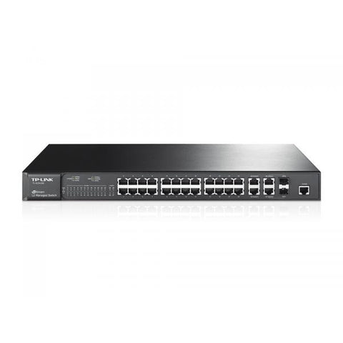 TP-Link Switch Managed L2 24 Porte + 4 Porte Gbit Combo T2500-28TC