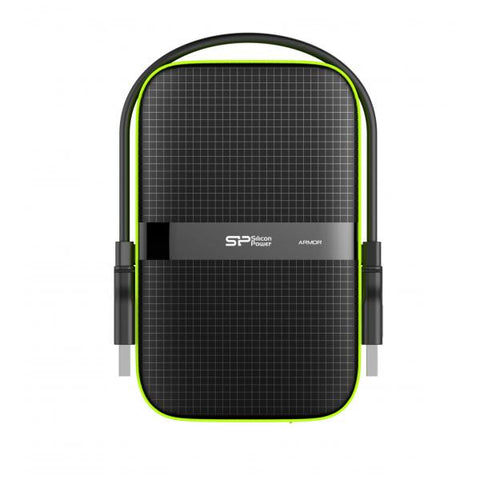 Silicon Power Armor A60 disco rigido esterno 4000 GB Nero, Verde