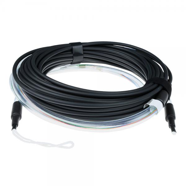 ACT RL2301 cavo a fibre ottiche 10 m 4x LC OS2 Multicolore, Giallo