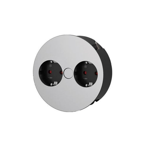 Bachmann TWIST Interno 2presa(e) AC 2m Cromo prolunghe e multiple