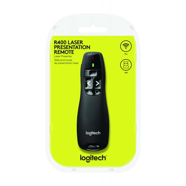 MOUSE WIRELESS PRESENTER R400 LOGITECH