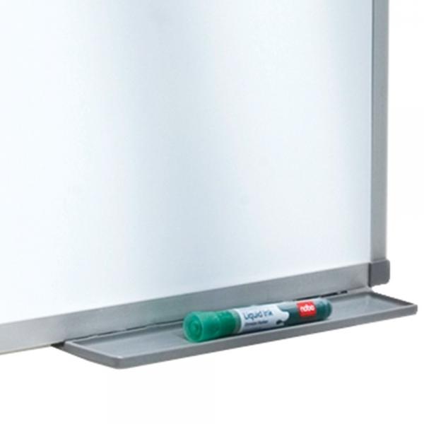 Nobo Lavagna bianca magnetica in acciaio Basic 1200x900 con bordo basico (Nobo 1905211 Essence Steel Magnetic Whiteboard 1200 x 900mm)