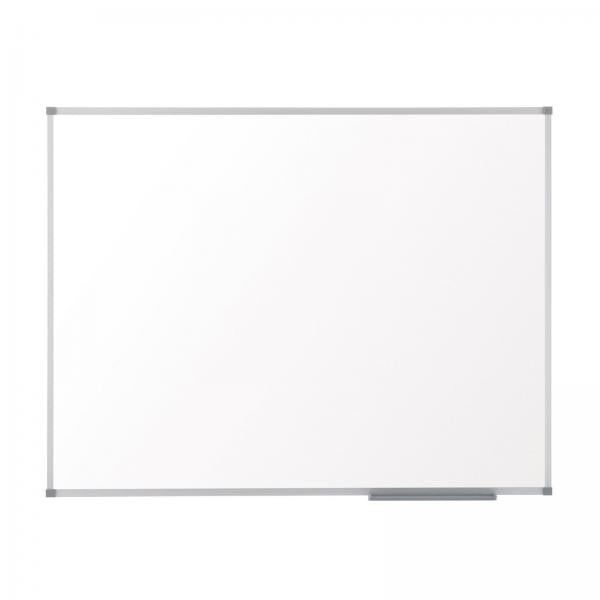 Nobo Lavagna bianca magnetica in acciaio Basic 1200x900 con bordo basico (Nobo 1905211 Essence Steel Magnetic Whiteboard 1200 x 900mm)