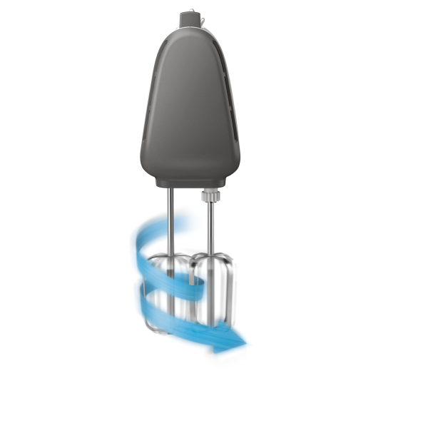 PHILIPS HR3740 DAILY COLLECTION SBATTITORE ELETTRICO 450 W COLORE BIANCO GRIGIO