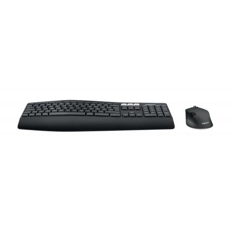 LOGITECH MK850 KIT TASTIERA E MOUSE WIRELESS LAYOUT TEDESCO QWERTZ CON POGGIAPOLSI INTEGRATO NERO