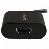 STARTECH ADATTATORE VIDEO DA USB-C MASCHIO AD HDMI FEMMINA 4K 60Hz THUDERBOLT 3 COMPATIBILE 19 cm NERO