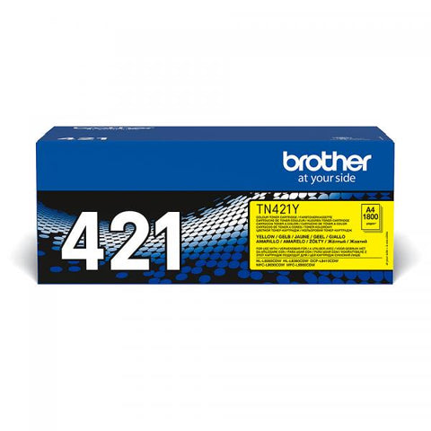 Brother TN-421Y cartuccia toner Originale Giallo 1 pezzo(i)