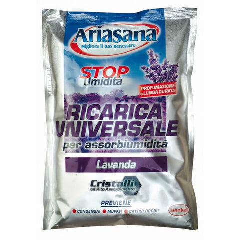 ARIASANA RICARICA SALI ASSORBIUMIDITA' DA 450 GR PROFUMAZIONE LAVANDA